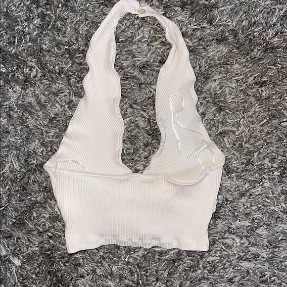 Zara Basic Ribbed Halter Top - Picture 5 of 5